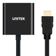Adapter AV Unitek HDMI - D-Sub (VGA) + Jack 3.5mm czarny (Y-6333) 2