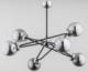 Lampa wisząca Alfa Sagito lampa wisząca 6-punktowa chrom 25616 Alfa 1