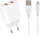 Ładowarka Denmen DC05 2x USB-A 2.4 A (29975) 1