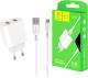 Ładowarka Denmen DC05 2x USB-A 2.4 A (29976) 2