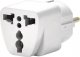 ADAPTER ZASILANIA POLSKA ANGLIA BIAŁY Z ZABEZPIECZENIEM PRZEJŚCIE AC PL - UK 1