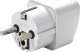 ADAPTER ZASILANIA POLSKA ANGLIA BIAŁY Z ZABEZPIECZENIEM PRZEJŚCIE AC PL - UK 1