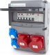 ELS Elektrotechnika Rozdzielnica budowlana 32A/5P + 16A/5P + 2*GS 230V + zabezpieczenia + różnicówka, 11NO22C11C1F 1