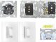 Kontakt-Simon Simon 54 Premium Ramka 4-krotna PREMIUM do puszek karton-gips IP20 / IP44 czarny mat DRK4/49 3