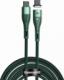 Kabel USB Baseus Baseus Zinc magnetyczny kabel USB Typ C - USB Typ C Power Delivery 100 W 1,5 m zielony (CATXC-Q06) 1