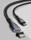 Kabel USB Baseus Baseus Zinc magnetyczny kabel USB Typ C - USB Typ C Power Delivery 100 W 1,5 m zielony (CATXC-Q06) 16