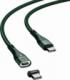 Kabel USB Baseus Baseus Zinc magnetyczny kabel USB Typ C - USB Typ C Power Delivery 100 W 1,5 m zielony (CATXC-Q06) 24