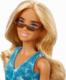 Lalka Barbie Barbie Barbie Lalka Fashionistas 173 Niebieski jeansowy kombinezon GRB65 MATTEL 6
