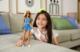 Lalka Barbie Barbie Barbie Lalka Fashionistas 173 Niebieski jeansowy kombinezon GRB65 MATTEL 7