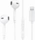 Słuchawki WK Design WK Design przewodowe słuchawki douszne Lightning biały (Y19 Pro white) 1