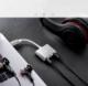 Choetech Choetech przejściówka adapter USB Typ C - mini jack 3,5mm słuchawki / mikrofon szary (HUB-A02GY) 5