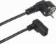Kabel zasilający Maclean Kabel zasilający kątowy Maclean MCTV-854 3 pin 3m wtyk EU 1