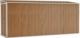 vidaXL vidaXL Szopa ogrodowa, mocowana do ściany, brązowa, 118x382x178 cm 1