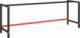 vidaXL vidaXL Rama do stołu roboczego, czerwono-czarna, 220x57x79 cm, metal 1