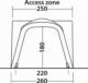 Namiot turystyczny Outwell Przedsionek do kampera Milestone Shade 7