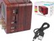 Radio Lamex MAŁE PRZENOŚNE RADIO KUCHENNE RETRO BLUETOOTH USB FM SD 3