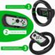 JYS 2x Kierownica + Uchwyt 2w1 do Nintendo Switch OLED i Nintendo Switch 4