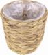Pepco PEPCO Doniczki wyplatane 25x25x23cm, 2 sztuki 1