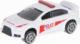 KIK Samochód auto metalowe resorak policja biały 7cm 2