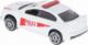 KIK Samochód auto metalowe resorak policja biały 7cm 3