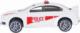 KIK Samochód auto metalowe resorak policja biały 7cm 4