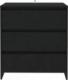 vidaXL Komoda, czarna, 70 x 41 x 75 cm, płyta wiórowa 6