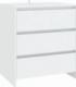 vidaXL vidaXL Komoda, biała, 70 x 41 x 75 cm, płyta wiórowa 2