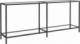 vidaXL vidaXL Stolik konsolowy, przezroczysty, 180x35x75,5cm, szkło hartowane 1