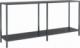 vidaXL vidaXL Stolik konsolowy, czarny, 160x35x75,5 cm, szkło hartowane 1