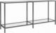 vidaXL vidaXL Stolik konsolowy, przezroczysty, 160x35x75,5cm, szkło hartowane 1