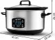 Yoer WOLNOWAR Elektryczny GARNEK CERAMICZNY 4,5L Programator czasowy AUTOMATYCZNY Slow Cooker - YOER Clever-Cook SC4502S 13