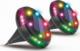 Activejet Zestaw 2 szt lamp solarnych LED RGB Activejet LARIX 1