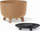 Prosperplast Doniczka Gracia Standard Eco Wood DGRL400W naturo eco 1