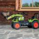 Falk Traktor Claas z Przyczepą i Łyżką na pedały 7