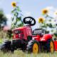 Falk Traktorek Red Supercharger Czerwony Otwierana Maska 4