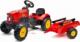 Falk Traktorek Red Supercharger Czerwony Otwierana Maska 5