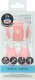 Marcus & Marcus Marcus & Marcus - 3 etapowe szczoteczki do nauki higieny jamy ustnej 2 PACK Palm Grasp PINK 3