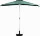 Garthen Parasol ogrodowy półokrągły zielony, podstawa, pokrowiec. 1