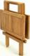 Divero Składany stolik ogrodowy drewniany 50 cm 4