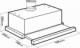 Okap Jago Wysuwany okap 67 W, 595 x 290 x 315 mm 5