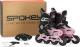 Rolki Spokey Freespo Kids rekreacyjne regulowane różowe r. 31-34 6
