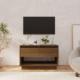 vidaXL vidaXL Szafka pod TV, brązowy dąb, 70x41x44 cm, płyta wiórowa 1