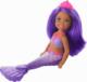 Lalka Barbie Mattel Mattel Barbie Chelsea syrenka fioletowe włosy 12 cm 2