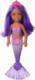 Lalka Barbie Mattel Mattel Barbie Chelsea syrenka fioletowe włosy 12 cm 3