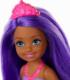 Lalka Barbie Mattel Mattel Barbie Chelsea syrenka fioletowe włosy 12 cm 5