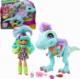 Mattel Zestaw Cave Club Lalka Rockelle i Tyrasaurus + Slate i Taggy 2