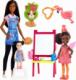 Lalka Barbie Mattel Lalka Barbie Nauczycielka plastyki ze sztalugą + laleczka w kostiumie 1