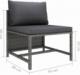 vidaXL vidaXL 2-częściowa sofa ogrodowa z poduszkami, szara, polirattan 6