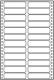 Logo Etykiety tabelaryczne A4, dwurzędowe, białe, 24 etykiety, 10 szt. (32107) 1