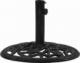 vidaXL vidaXL Podstawa pod parasol, czarna, 48x48x33 cm, żeliwo 1